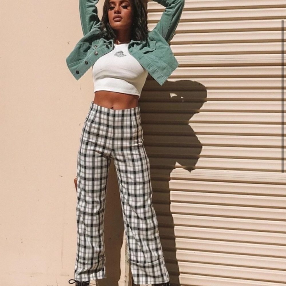 Princess Polly Euros Plaid Pants